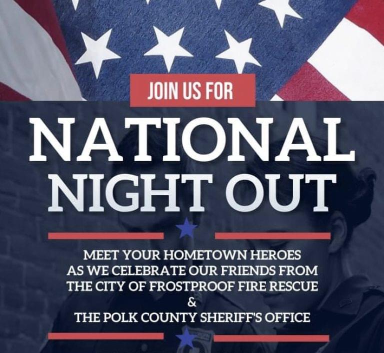 Celebrate National Night Out in Frostproof August 6