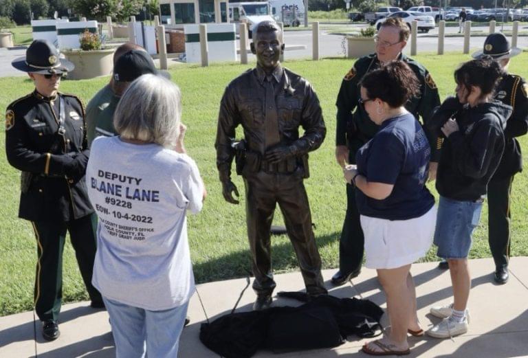 Polk County Sheriff’s Office Reveals Memorial For Blaine Lane