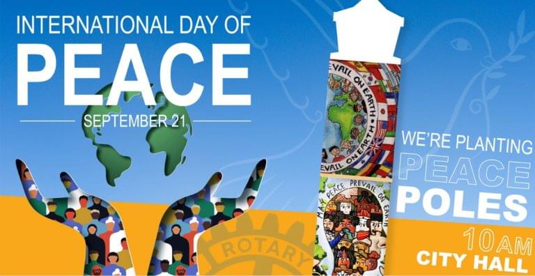 City Staff to Celebrate  International Day of Peace September 21