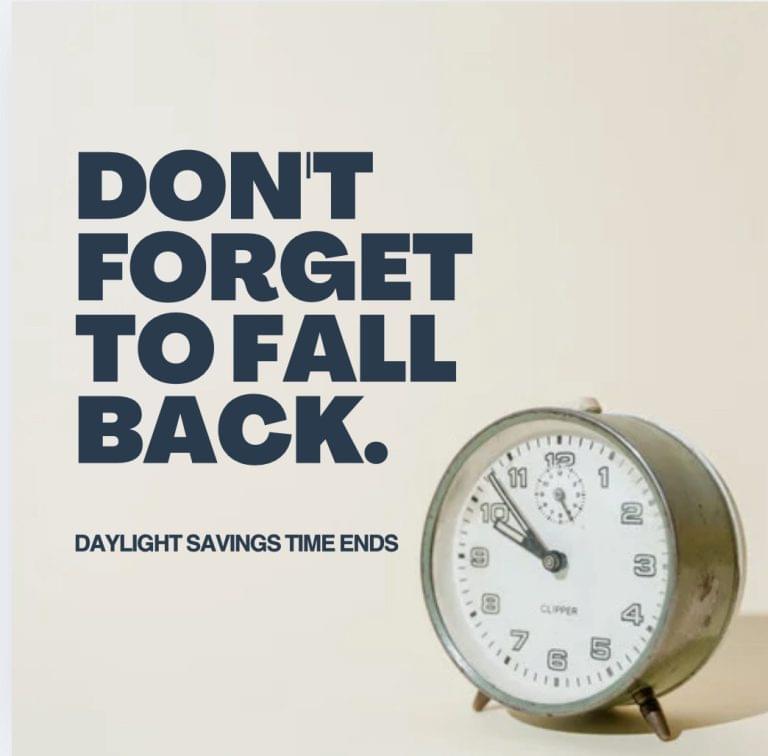 Good News, Bad News, Right? Daylight Savings Time Ends Tonight