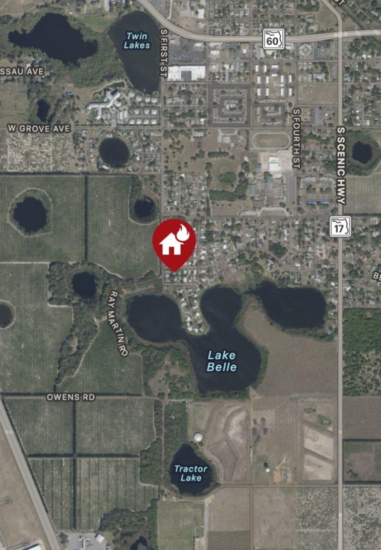 Mobile Home Fully Involved in Structure Fire in Lake Wales