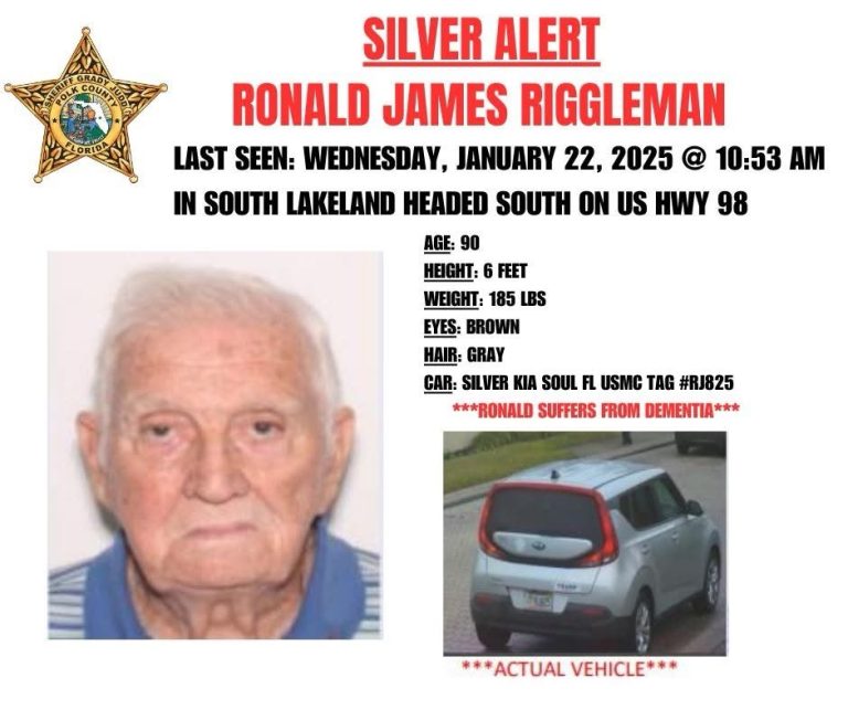 SILVER ALERT: 90-Year-Old Man with Dementia Missing