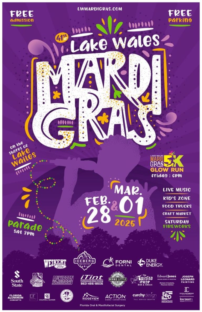 Let the Good Times Roll at the 41st Annual Lake Wales Mardi Gras