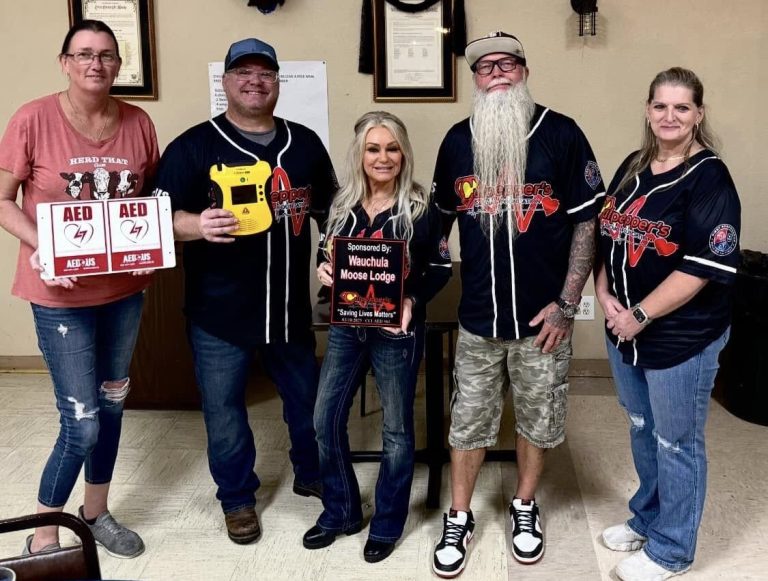 Wauchula Moose Lodge “Pays It Forward” with AED for Arcadia Moose Lodge