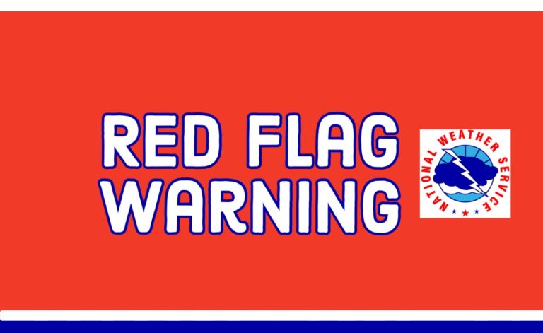 National Weather Service Issues Red Flag Warning