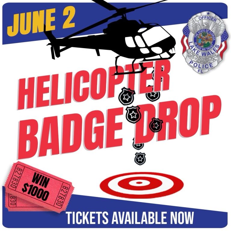 LWPD Helicopter Badge Drop Coming June 2