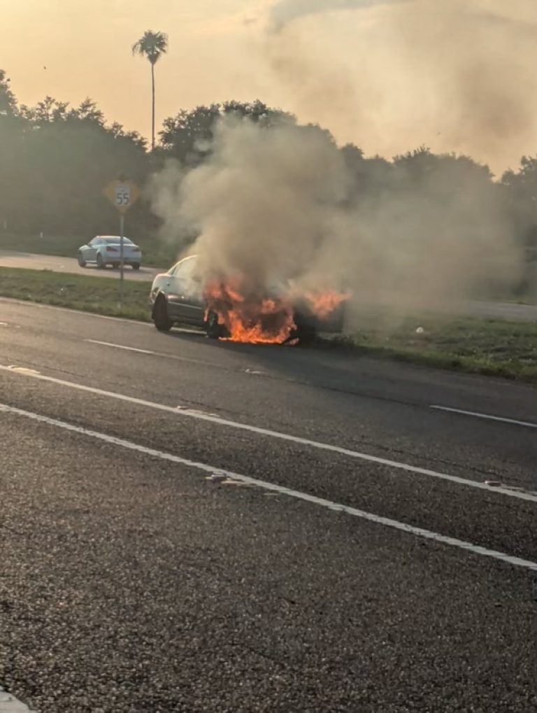 Vehicle Fire Reported on Hwy. 60