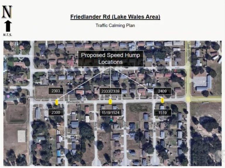 Speed Humps to be Installed on Eleventh St. SE and Friedlander Road