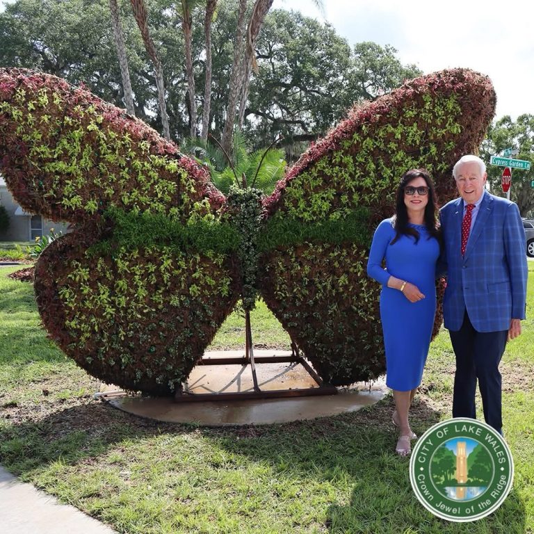 City Of Lake Wales Officially Dedicates New Pollinator Garden, Oakley Park