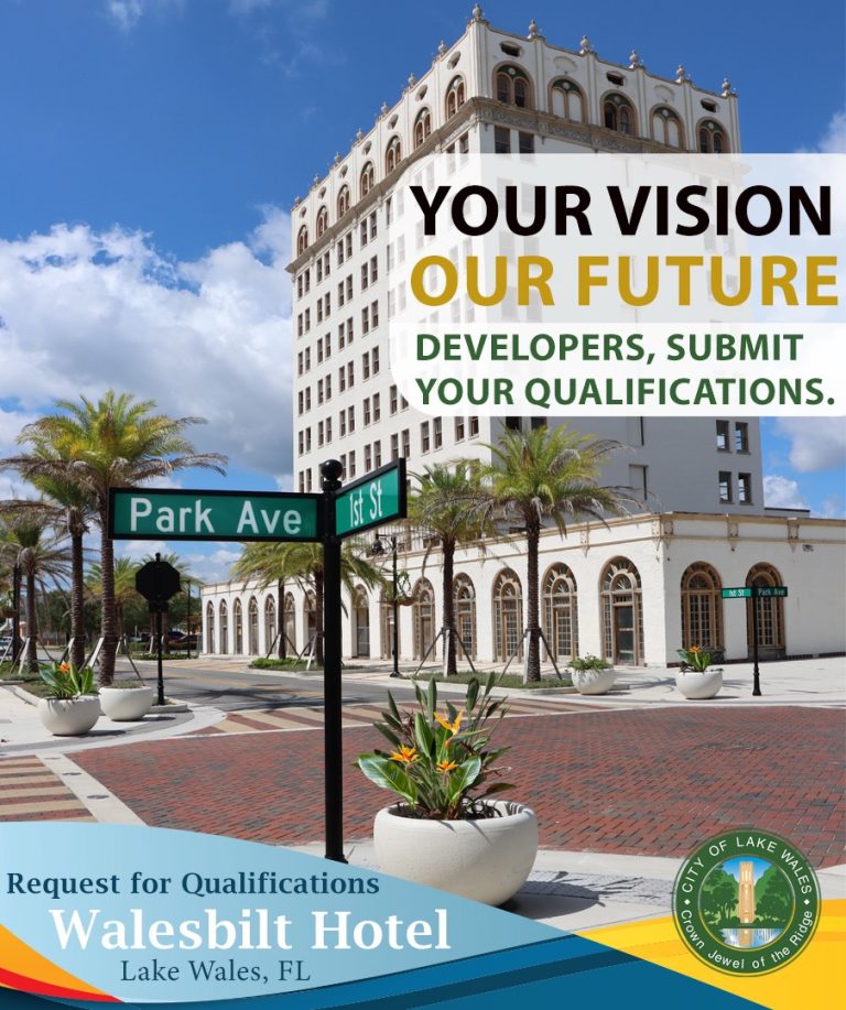 City of Lake Wales Seeks Qualified Developers for Iconic Walesbilt Hitel