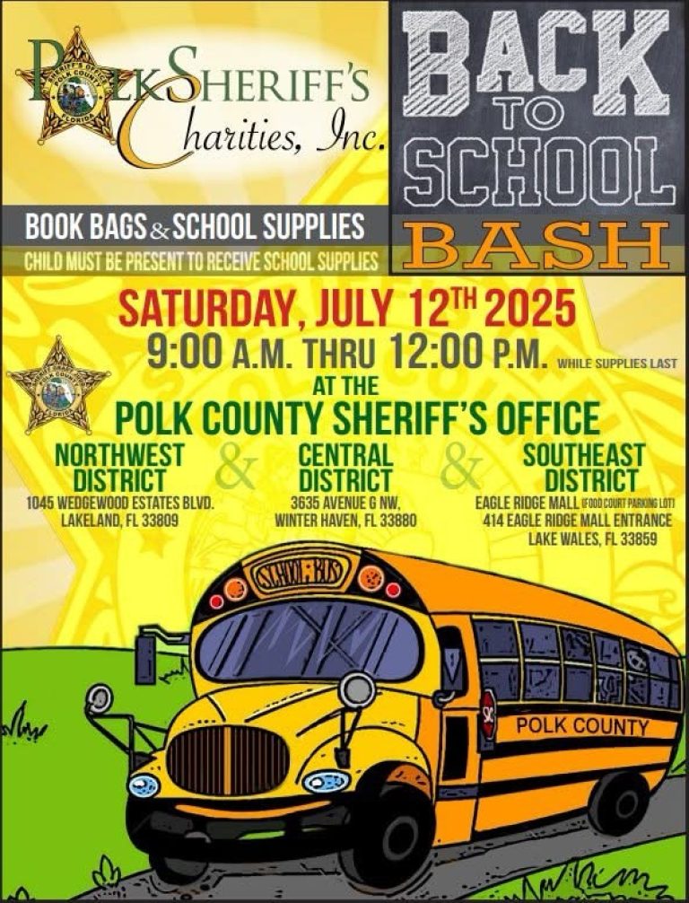 PCSO to Host Back to School Bash in Lake Wales July 12