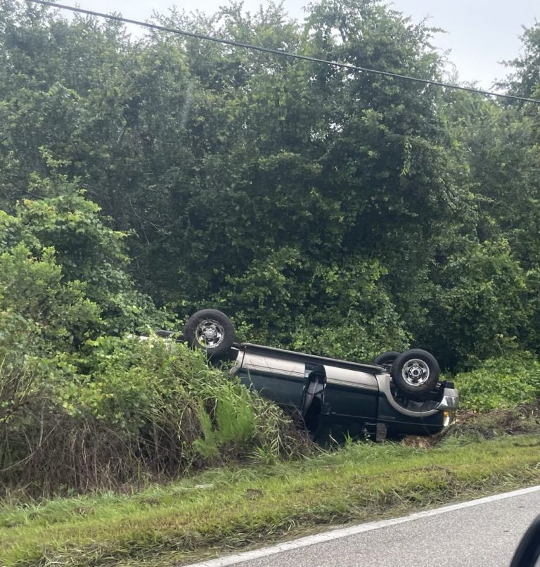 Rollover Crash on Timberlane in Lake Wales, No Reported Injuries