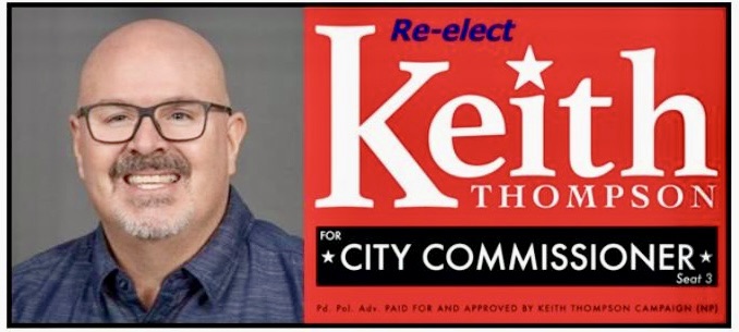 Commissioner Keith Thompson Announces&nbsp;Re-Election Campaign