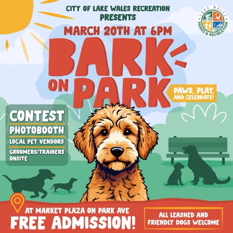 Bark on Park Returns to Downtown Lake Wales March 20