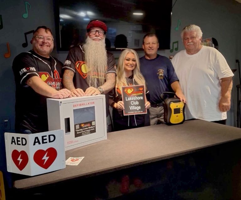 90th AED Installed at Lakeshore Club Villas Thanks to Lifesaving Partnership