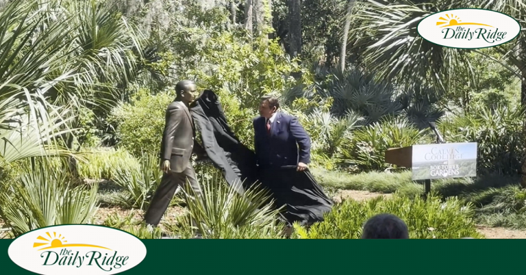 Coolidge Statue Unveiled at Bok Tower Gardens as Florida Expands America 250 Efforts